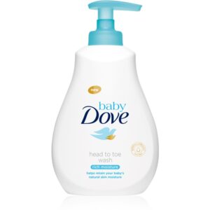 Dove Baby Rich Moisture tisztító gél testre és hajra 200 ml Dove