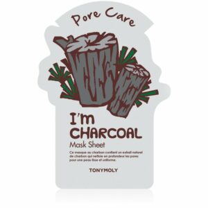 TONYMOLY I'm CHARCOAL arcmaszk a bőr kisimításáért és a pórusok minimalizásáért 1 db TONYMOLY