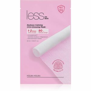 Holika Holika Less On Skin Redness Calming CICA arcmaszk nyugtató hatással érzékeny és irritált bőrre 25 ml Holika Holika