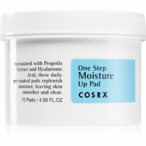 Cosrx One Step Moisture arctisztító peeling párnácskát hidratáló hatással 70 db Cosrx