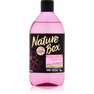 Nature Box Almond bőrlágyító tusfürdő gél bőrszárazság ellen 385 ml Nature Box