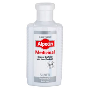 Alpecin Medicinal Silver haj tonikum semlegesíti a sárgás tónusokat 200 ml Alpecin