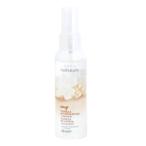 Avon Naturals Fragrance frissítő testspray vaníliával és szantálfával 100 ml Avon