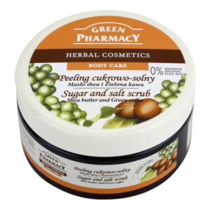 Green Pharmacy Body Care Shea Butter & Green Coffee cukor és só peeling 300 ml Green Pharmacy