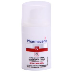 Pharmaceris N-Neocapillaries Opti-Capilaril fiatalító szemkrém a duzzanatokra és a sötét karikákra SPF 15 15 ml Pharmaceris