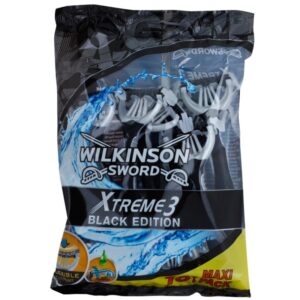 Wilkinson Sword Xtreme 3 Black Edition eldobható borotva 10 db 10 db Wilkinson Sword
