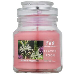 THD Candela Profumata Sandalo e Bergamotto illatos gyertya 140 g THD