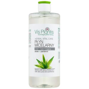 Vis Plantis Herbal Vital Care Aloe Juice & Panthenol micellás víz 3 az 1-ben aloe kivonattal és pantenollal 500 ml Vis Plantis