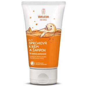 Weleda Kids Happy Orange tusoló krém és sampon gyermekeknek 2 az 1-ben 150 ml Weleda
